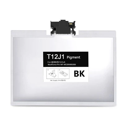 Worek z tuszem T12J z chipem do drukarki Epson WorkForce Pro WF-M5899 WF-M5399